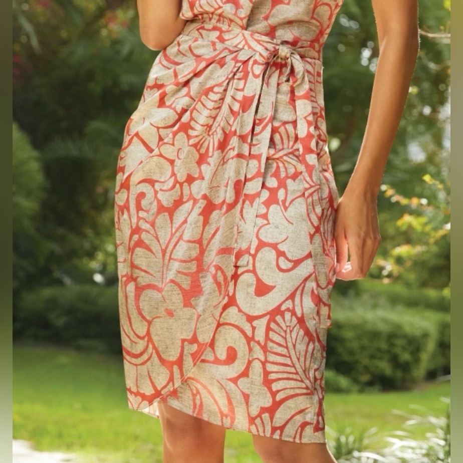 E3 By Etcetera Tahiti Wrap Skirt, Nwt Size 16
